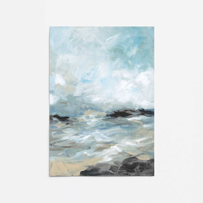 «Windswept Waters I Rolled Print»
