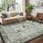 Leaves Floral Machine Washable Area Rug with Rubber Backing for Living Room Modern Non-Slip Dining Room Rug Non-Shedding Rugs for Bedroom-186898072