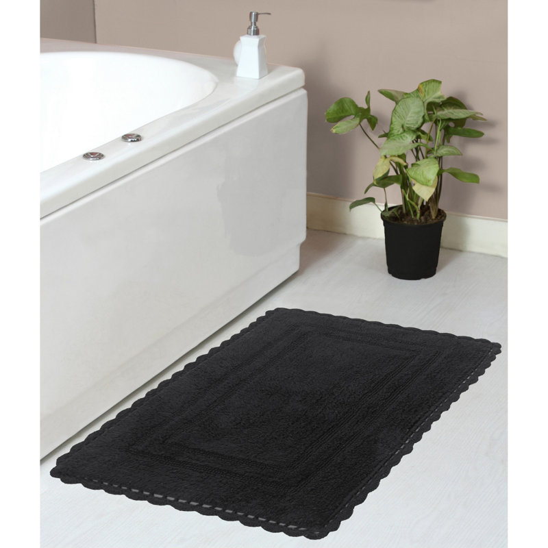 Soft Bath Rug, 21" W x 34" L, Gray