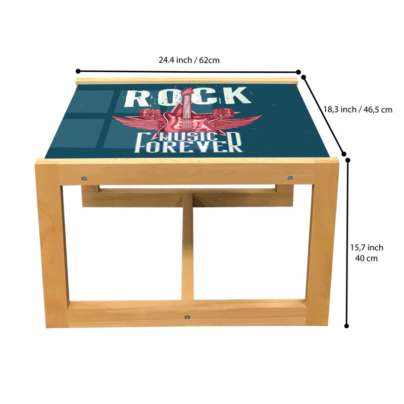 Janat Sled Coffee Table, 40cm H x 46.5cm W x 62cm D