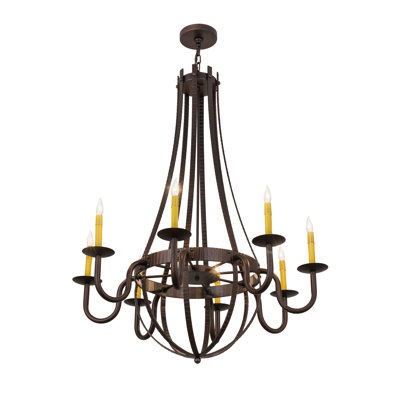 Highlandville 8 - Light Dimmable Empire Chandelier