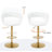 Bar Stool, Modern PU Leather and Metal Base Swivel Adjustable Barstool With Hollow Back And Arms, Upholstered Airlift Counter Height Bar Chair For Kitchen Dining-1829883913-1832277335