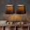 Ensemble de lampes de table élégantes (2 pièces), finition antique, 8,3 x 8,3 x 15,4 pouces | Corps en métal avec capuchon en tissu, douille E27, 40 W maximum | Parfait pour le salon, la chambre à coucher ou la décoration d'hôtel, éclairage élégant et fonctionnel