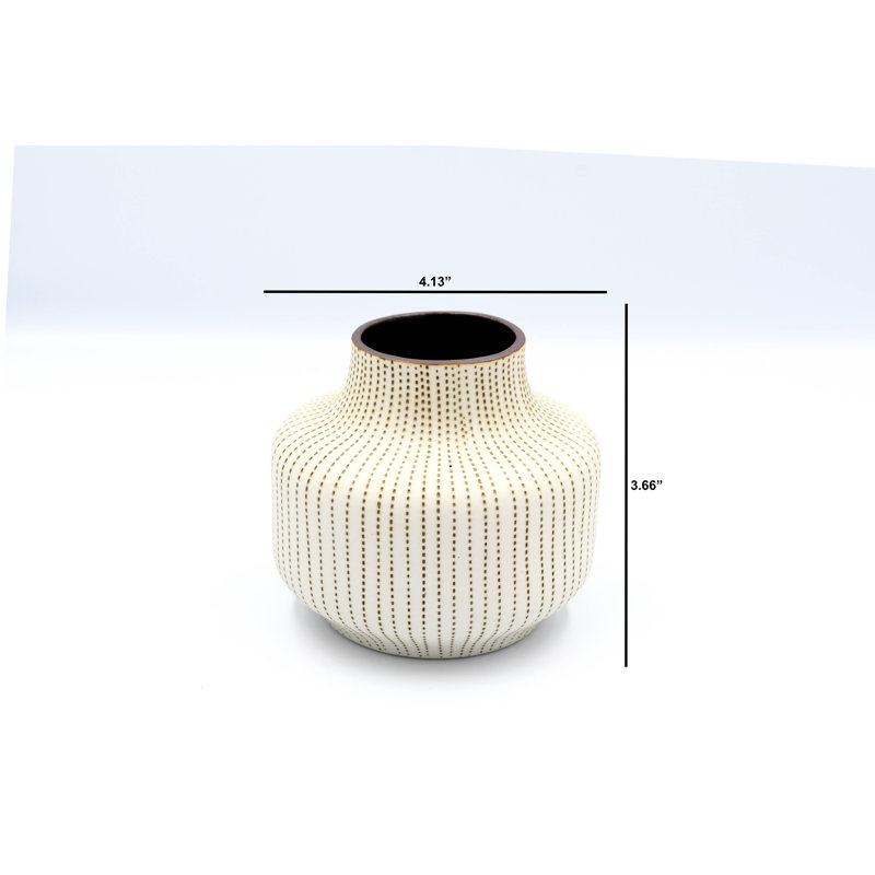 Vase de table Allande, Brun