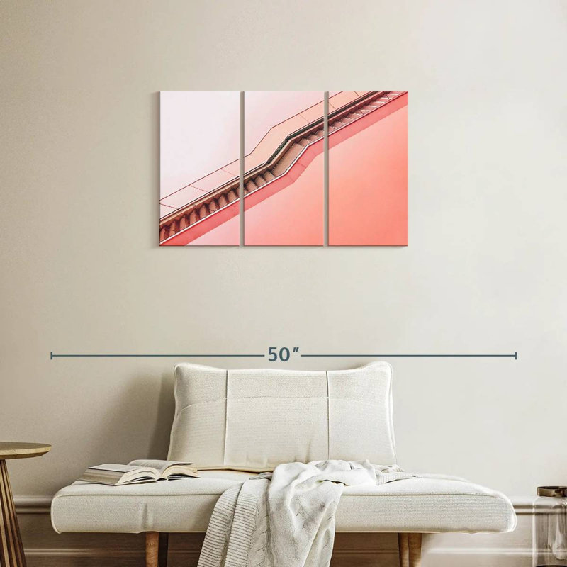 Lilie, escalier à l'envers, H 20 po x l 33 po