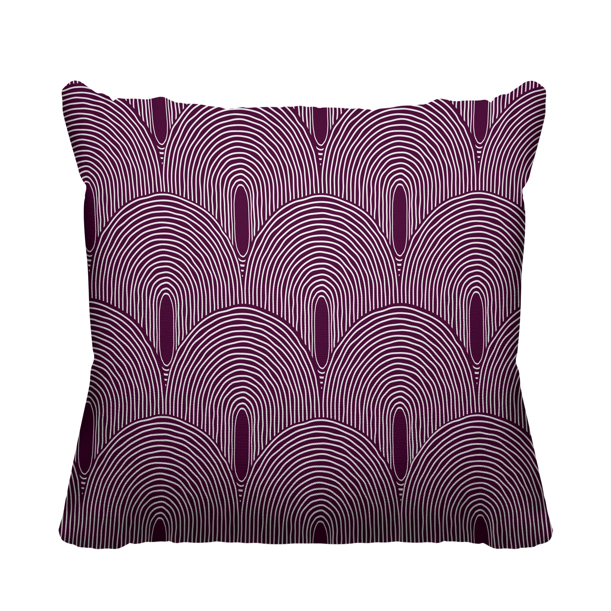 Limpo Indoor/Outdoor Throw Pillow, 20" x 20", Purple