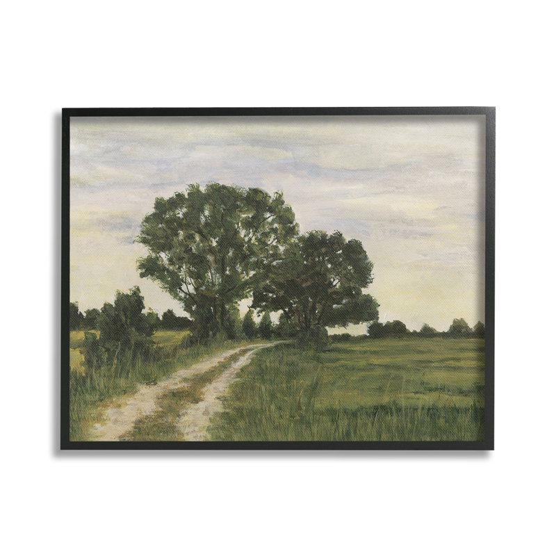 TreesonCountryRoadGicleeArtbyMichaelWillett, Estampe numérique Farmhouse, H 16 po x l 20 po