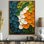 Orelie Biomorphism Earth Ephemeral Pathway II - Abstraction lyrique, art mural