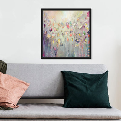 « Fashion and Glam Flower Scent », reproduction d'art mural sur toile moderne pour le bain