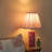  Floral Vines Table Lamp - Fuschia-369207176