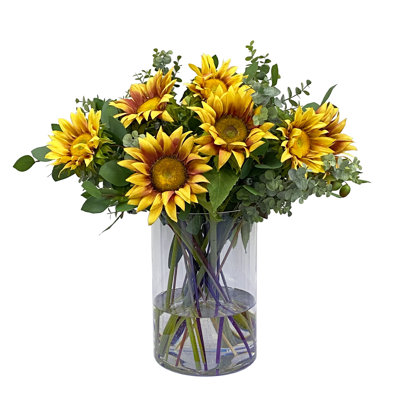 Tournesols dans un vase