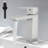 Single-handle Bathroom Faucet with Drain Assembly-101895732