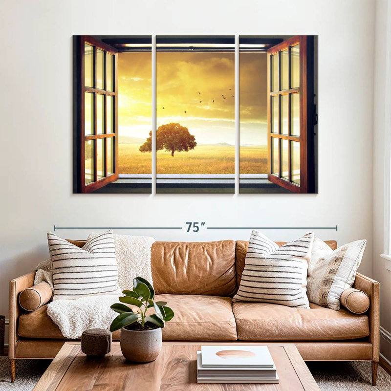 Harnek Sunny Spring Window, 42" H x 65" W