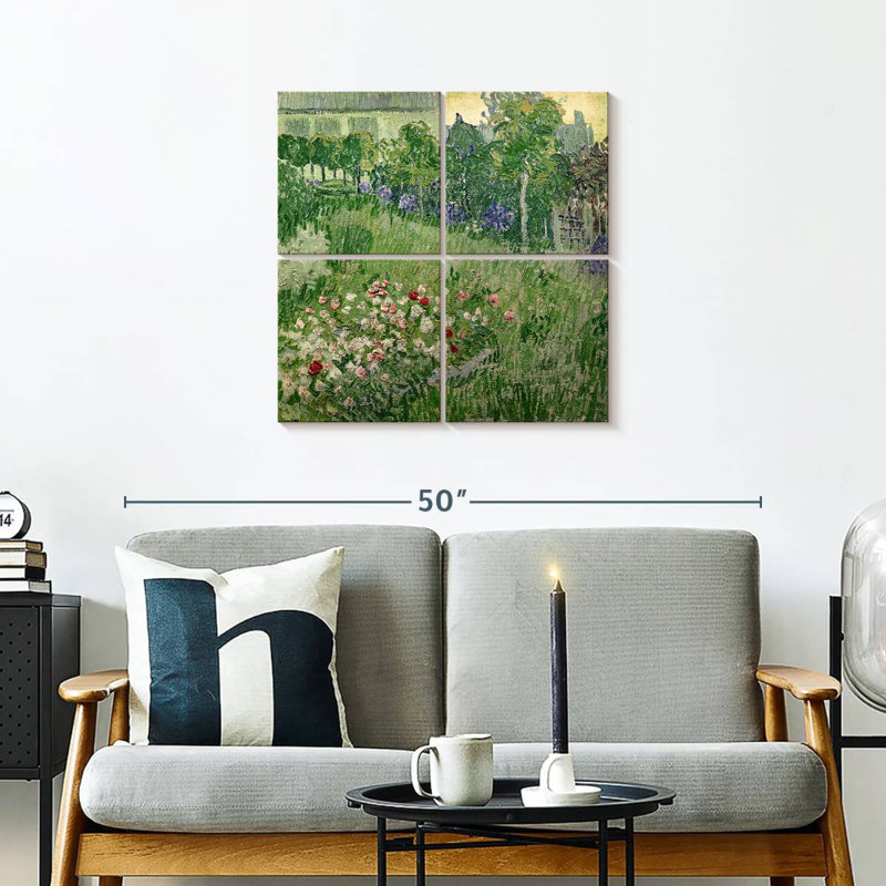 Jardin d'Alvord Daubigny, H 26 po x l 26 po