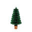 Arbre de Noël artificiel pré-éclairé avec lumières colorées