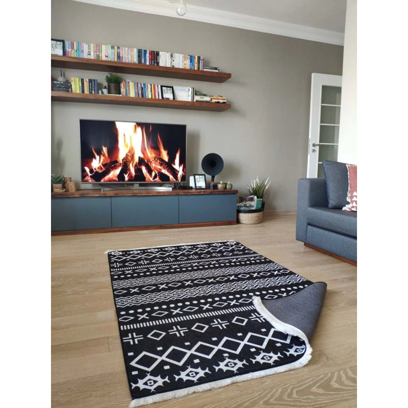 Tapis mathaï avec envers antidérapant, Rectangle 2 pi 7 po x 9 pi 10 po