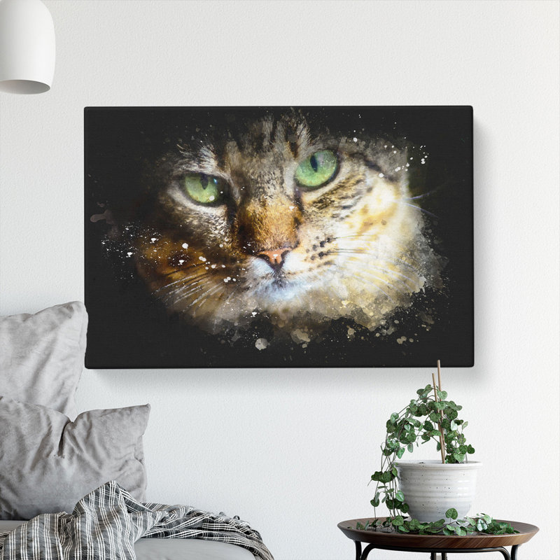 Portrait Of A Cat Vol.6 - Wrapped Canvas, 40cm H x 60cm W x 3cm D