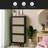 Rattan 3 Door Shoe Rack, Freestanding Modern Shoe Storage Cabinet, For Entryway-652984498