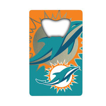 Miami Dolphins Logo Type with Dolphin & Palm Trees NFL Die-Cut MAGNET