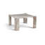 Table basse Abe en marbre véritable brun-370637125