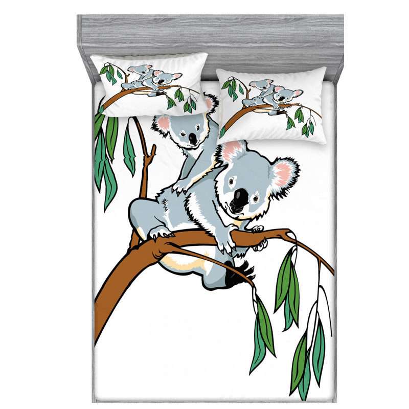 Microfiber Sheet Set, Queen Sheet Set with Fitted Sheet