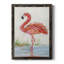 Flamant II - peinture sur toile encadrée-1011572912-1011572913