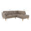 Corner Sofa with Wooden Legs In Scandinavian Style -69378144-69378143
