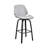 Altherr Mid-Century Modern Swivel 26 in. Armless Wood Counter Height Bar Stool with Faux Leather Seat-1336127516-1308883715