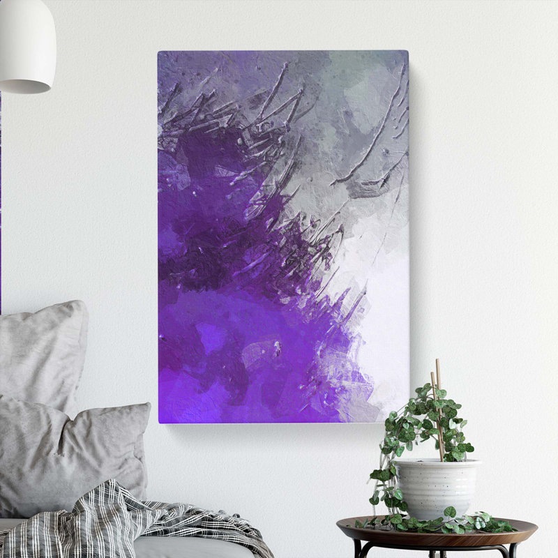 Paint Strokes in Abstract - Wrapped Canvas, 76cm H x 50cm W x 3cm D