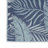 Rectangle Alduina Floral Polypropylene Indoor/Outdoor Area Rug in Blue/White-1556039858