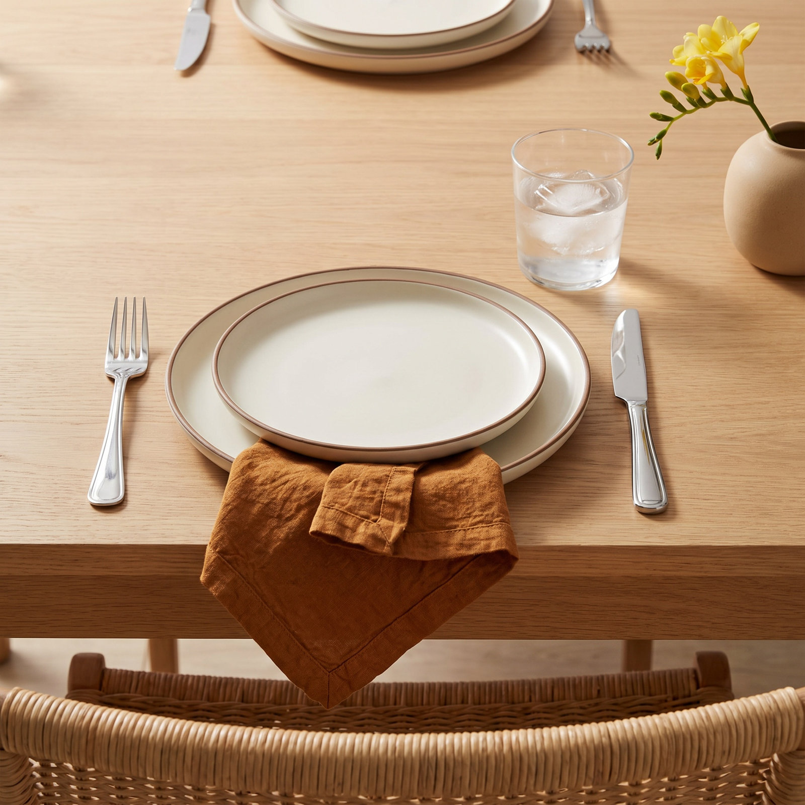 Maria Linen Napkin, Amber