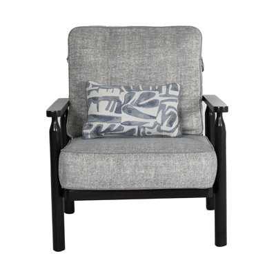 Holland Cushioned Lounge Chair w/One Accent Pillow