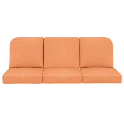 Ensemble de coussins de canapé Sunbrella® avec mousse à haute densité de 5 po, ensemble de 3 coussins de banc