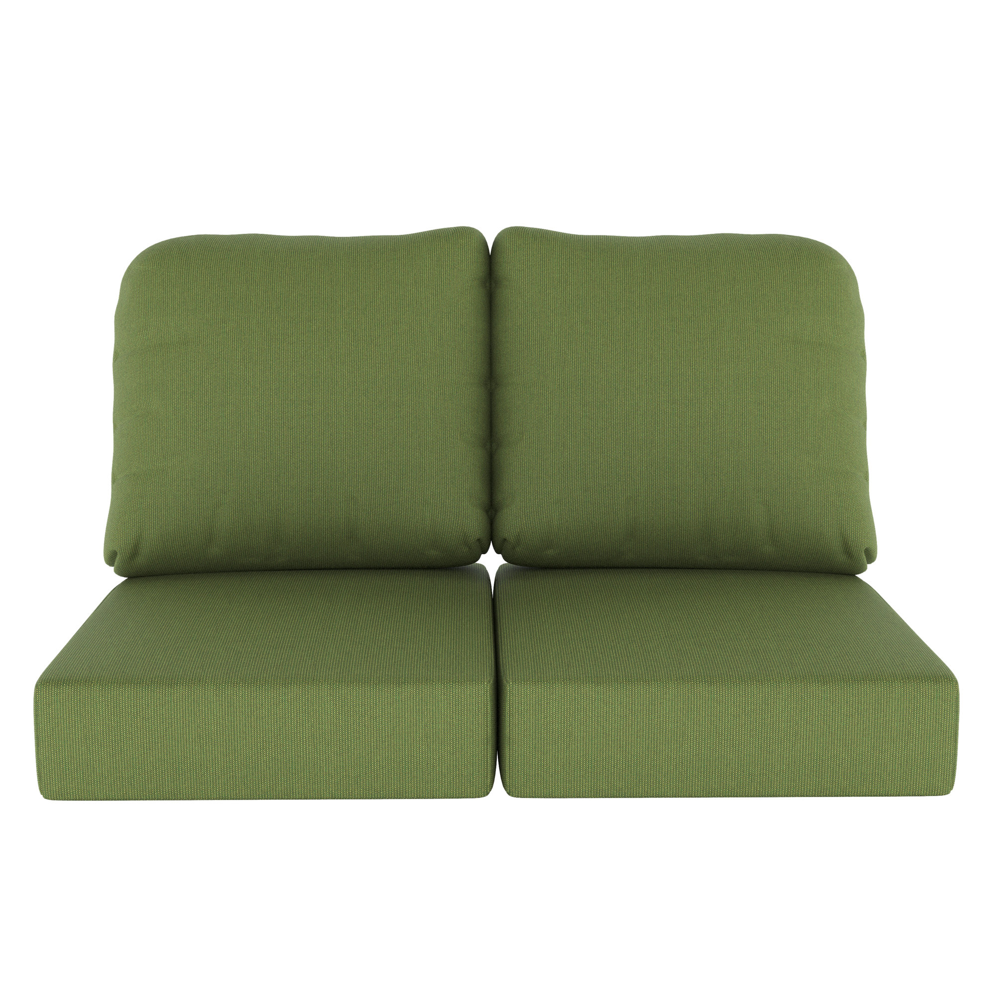 Amala Indoor/Outdoor Sunbrella® Loveseat Cushion, Spectrum Cilantro Sunbrella® Plainweave