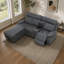 4 Seater Leather Sofa-1616347503