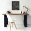 «Camping Rules Blackboard Birds» par Jean Plout, art mural sur toile, 20 po x 24 po-351565651