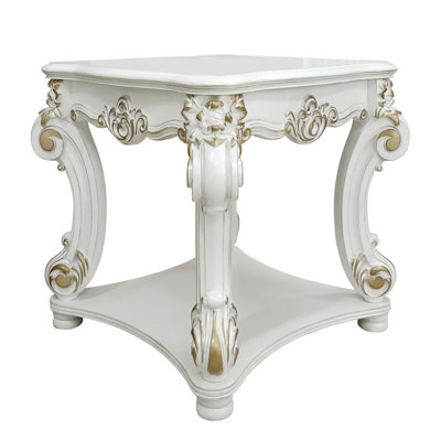 Table de bout avec tablette inférieure Pearl