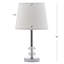 Ensemble de lampe de table transparent / verre / métal de 16 po Herendeen-30601903