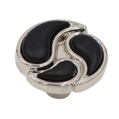 Tear Drop 1 1/2 Length Abstract Knob