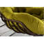 Chaise berçante d'extérieur, chaise berçante inclinable rembourrée