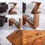 Theirry Solid Wood Abstract End Table
