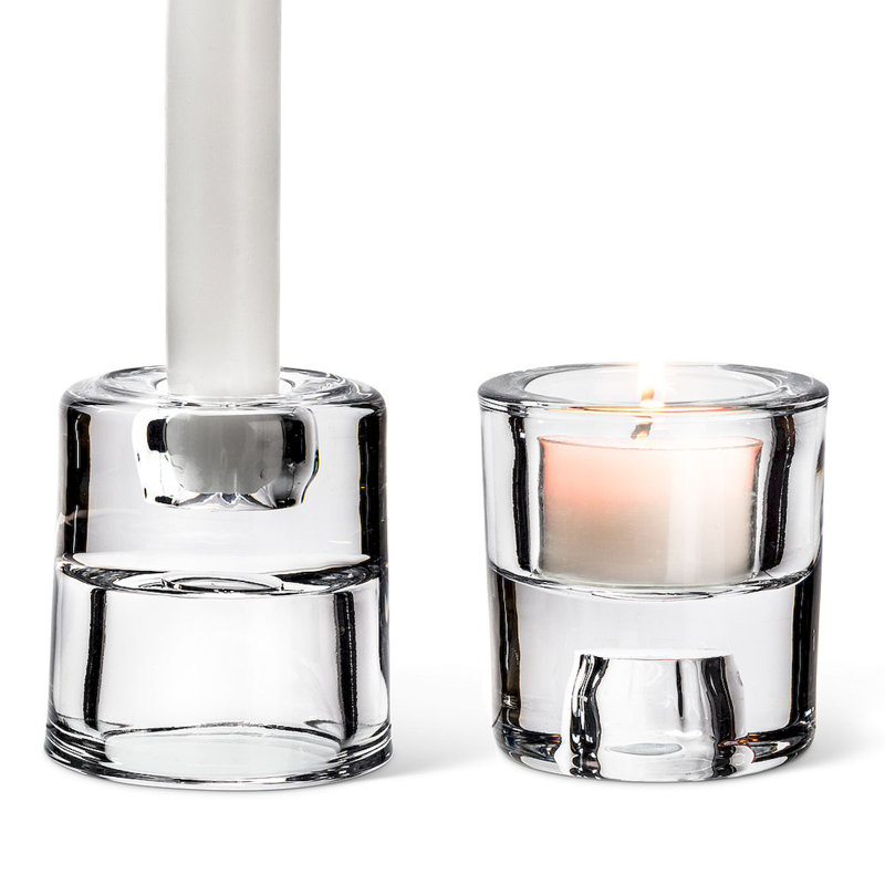 2.5'' H Glass Tabletop Candlestick