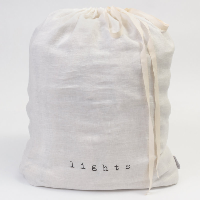 Sac à linge en lin