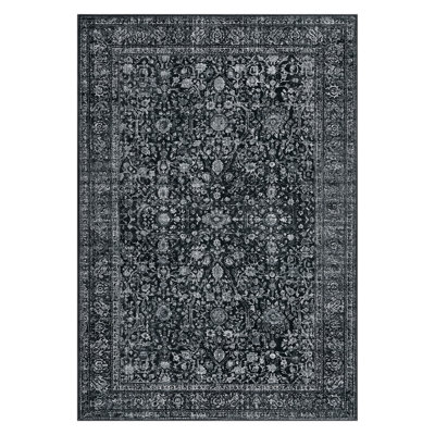 Tapis bohème floral rétro lavables