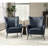 Ebbert 30" W Faux Leather Wingback Armchair with Nailhead Trim-73873599