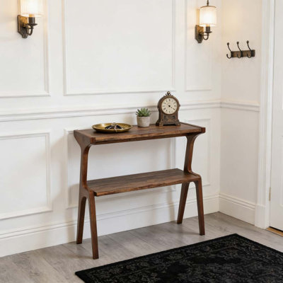 Storage Hall Table,Compact End Table,Wood Sofa Side Table