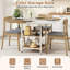 Metal Base Dining Table