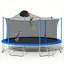 Trampoline solide avec panier de basketball