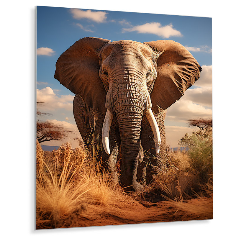 African Silent Force - Art mural africain en métal, H 32 po x l 24 po x P 1 po