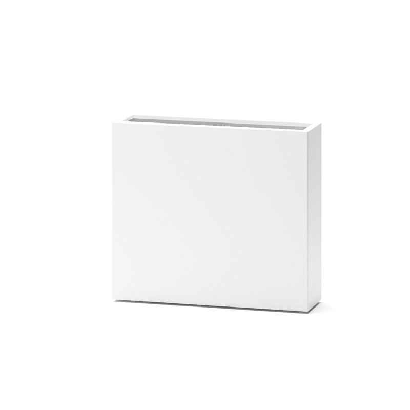 Rosena Handmade Planter Box, White, 24" H x 24" W x 10" D